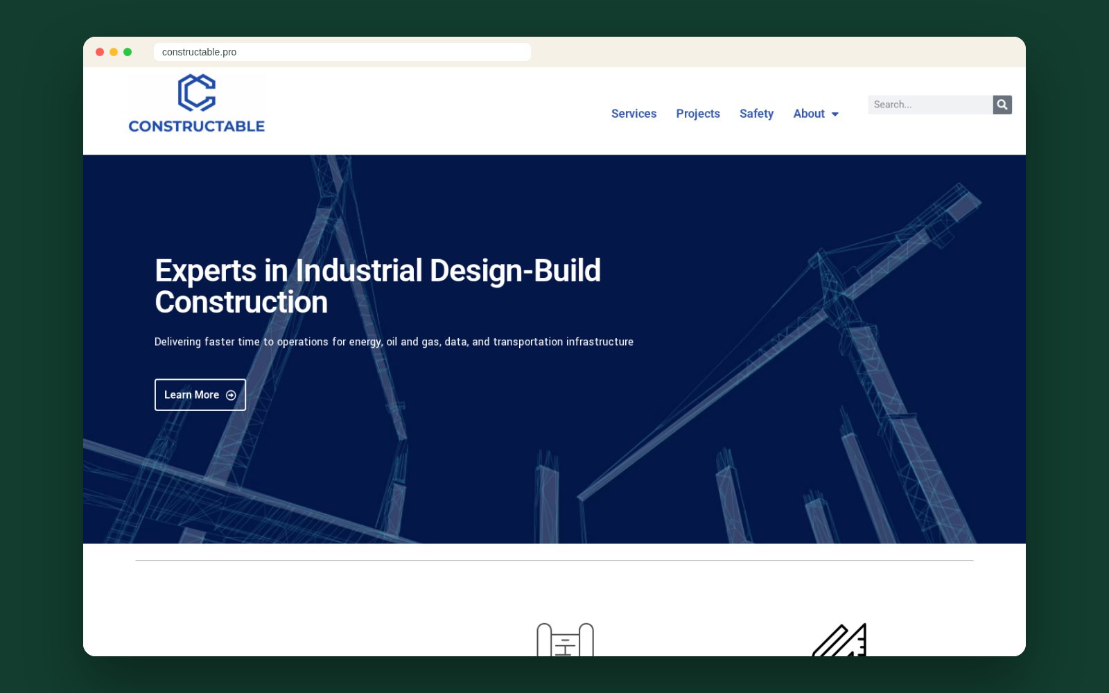 Constructable website