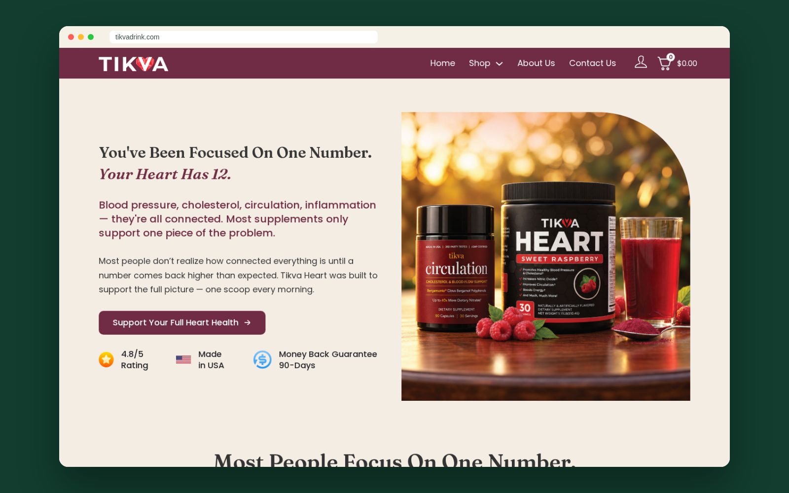 Tikva Drink website